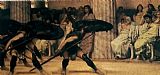 Sir Lawrence Alma-tadema Famous Paintings - A Pyrrhic Dance